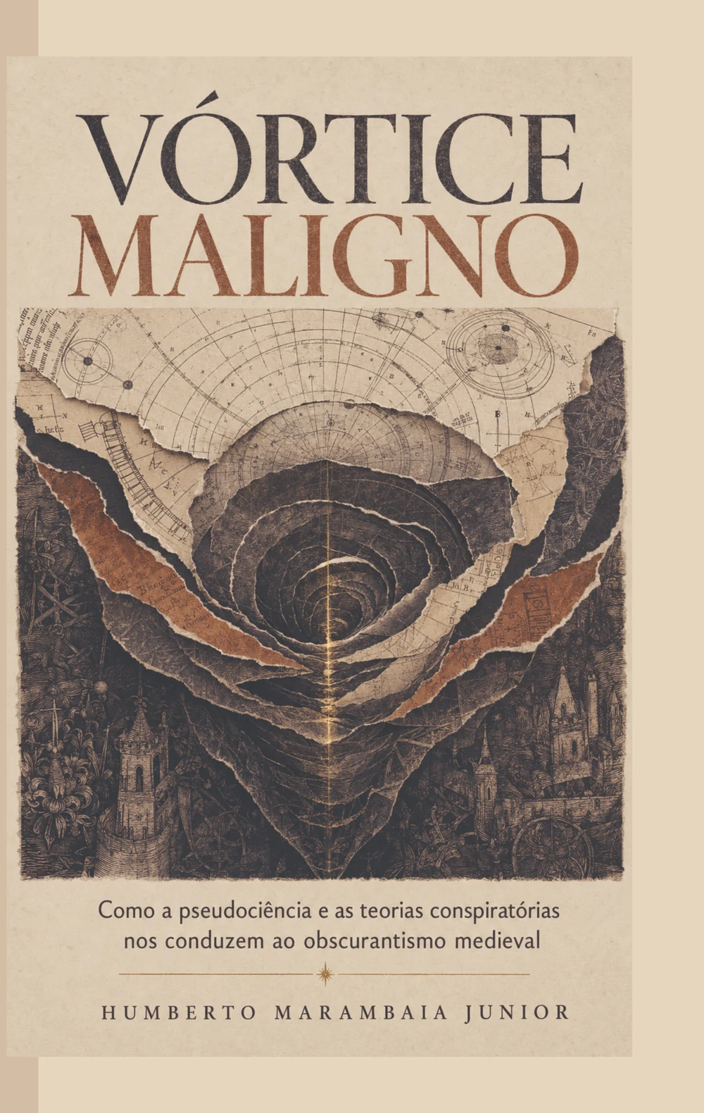 Capa do livro Vórtice Maligno